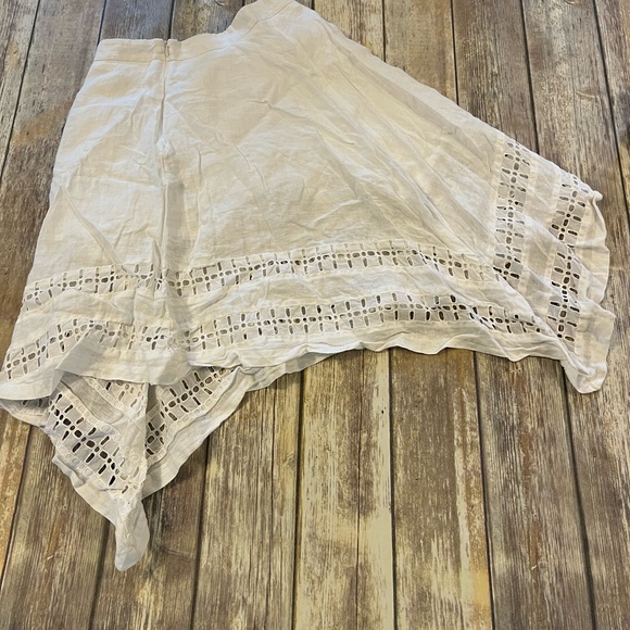 Banana Republic Skirt White Eyelet Size 0 Summer - Picture 4 of 4